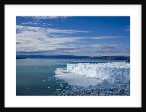 Eqip Glacier along Disko Bay in Greenland by Anonymous