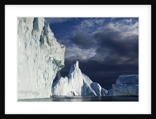 Icebergs in Disko Bay in Greenland by Anonymous