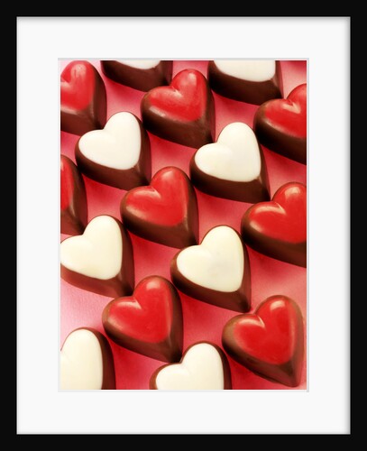 Heart-shaped chocolates by Anonymous