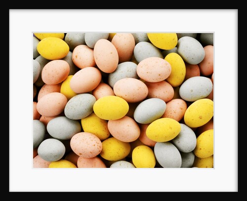 Small coloured Easter eggs by Anonymous