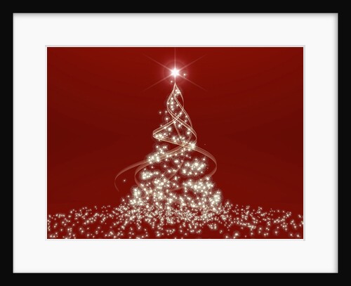 Christmas tree shaped by Anonymous