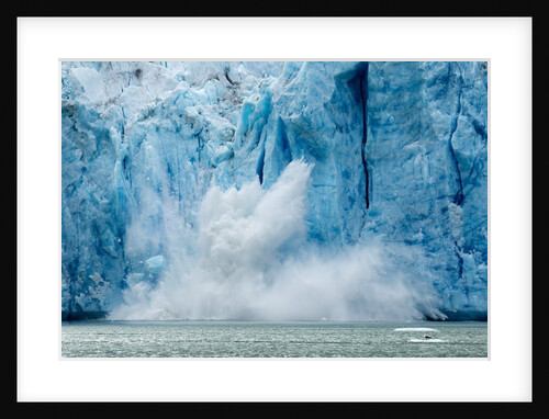 Iceberg Calving from Glacier, Alaska by Anonymous