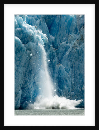 Icebergs Calving from Glacier, Alaska by Anonymous