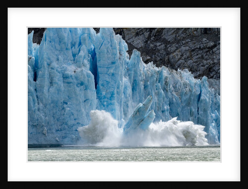 Icebergs Calving from Glacier, Alaska by Anonymous
