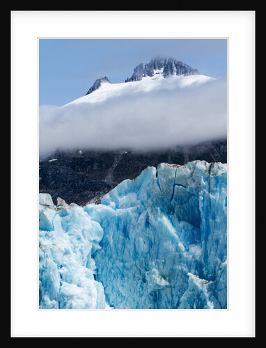 Mountain Peaks and Dawes Glacier, Alaska by Anonymous