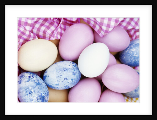 Coloured Easter eggs by Anonymous