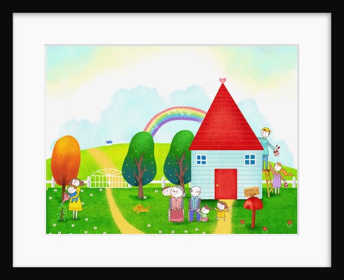 Happy family by Anonymous