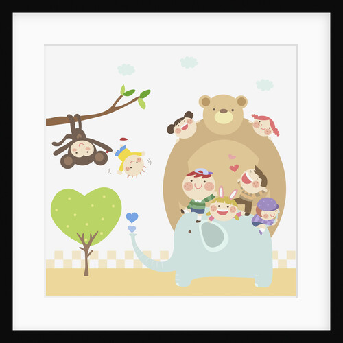 Kids going zoo by Anonymous