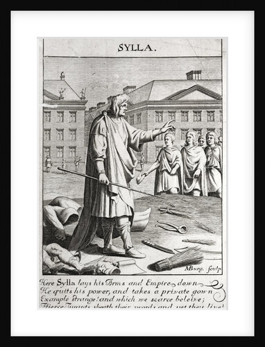 Sulla. (Lucius Cornelius Sulla Felix 138 - 78 BCE) by Anonymous