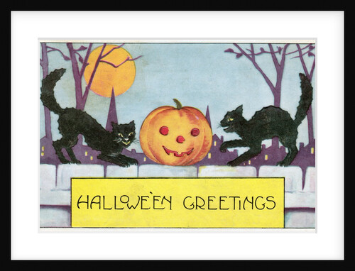 Hallowe'en Greetings postcard by Anonymous