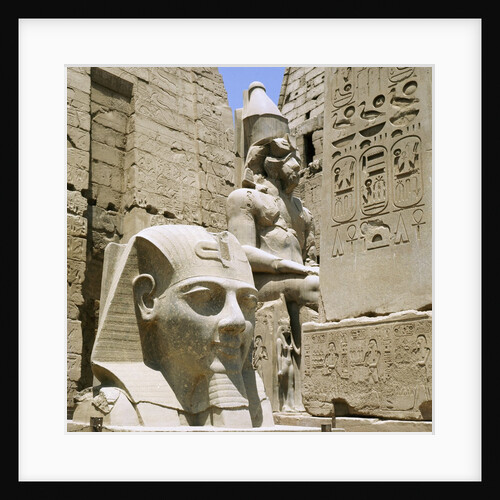 Monumental sculptures and relief carvings at Luxor by Anonymous