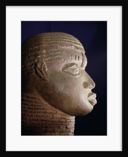 Benin terracotta head of a man by Anonymous