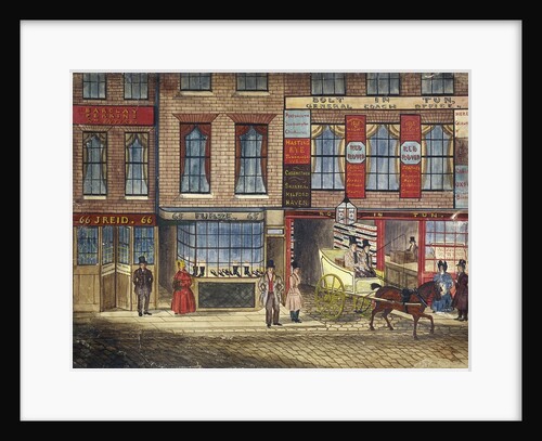 Shops in Fleet Street by Anonymous