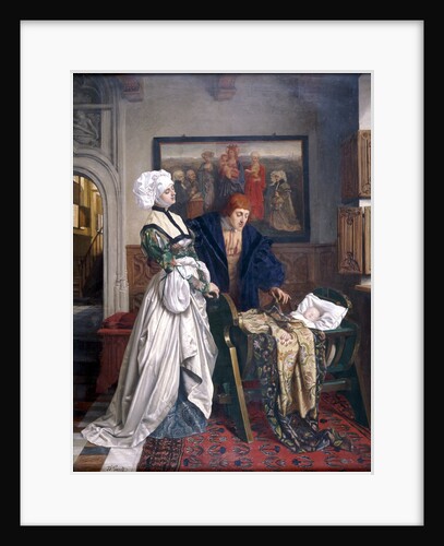 Charles V and Jeanne Vandergeynst at the Cradle of their Daughter Marguerite by Willem Geets