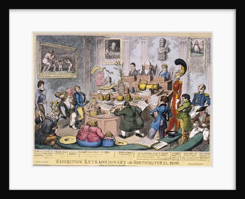 Exhibition Extraordinary in the Horticultural Room by George Cruikshank