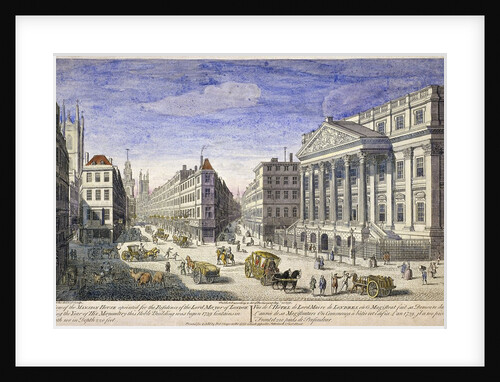 View of Mansion House by Anonymous
