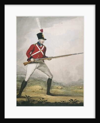 Military figure in the uniform of an unidentified volunteer regiment by Anonymous