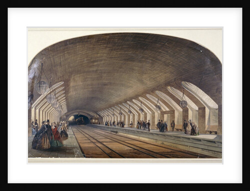 Interior of Baker Street Station by Anonymous
