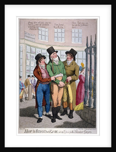 How to stand at ease, or a lesson for the Volunteer Gazers by Anonymous