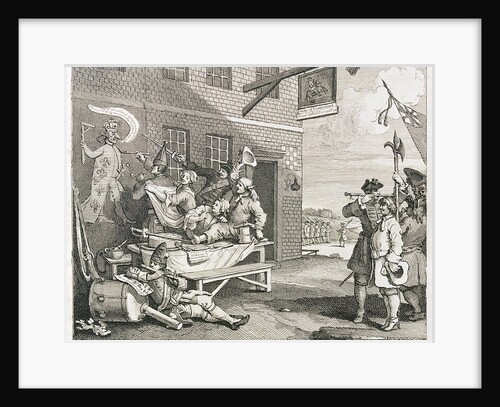 The Invasion: England by William Hogarth