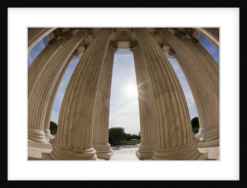 Portico columns on the Supreme Court Building in Washington, DC by Anonymous