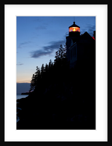 Lighthouse in Acadia National Park, Maine by Anonymous