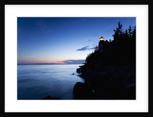 Lighthouse at Acadia National Park, Maine by Anonymous