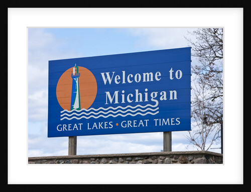 Welcome to Michigan sign by Anonymous