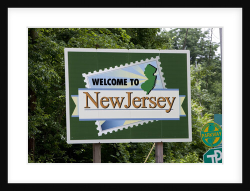 Welcome to New Jersey Sign by Anonymous