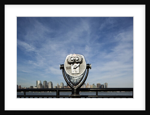 Manhattan skyline from New Jersey by Anonymous