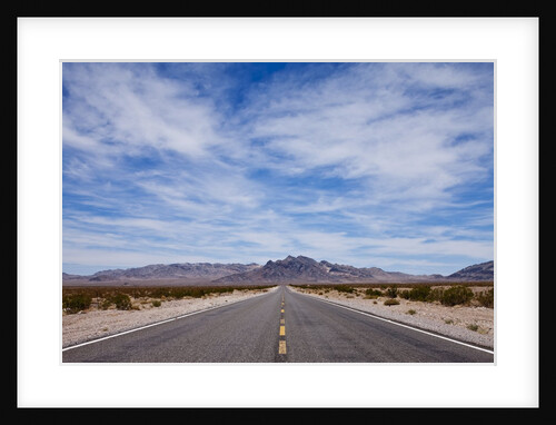 Desert Highway in Nevada by Anonymous