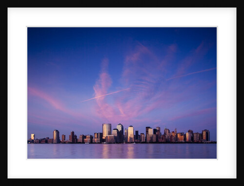 Manhattan skyline from New Jersey by Anonymous