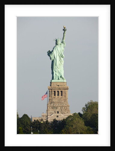 Statue of Liberty seen from behind, New York City by Anonymous