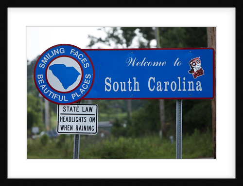 Welcome to South Carolina Sign by Anonymous