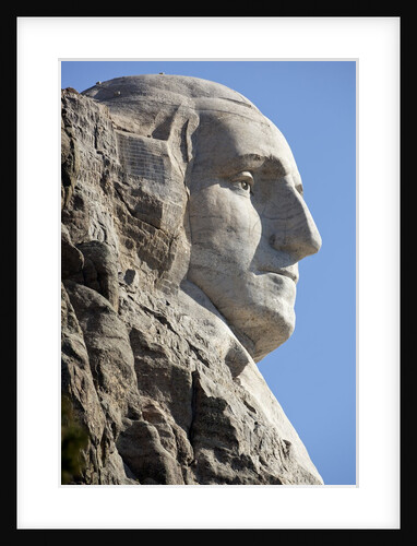 George Washington on Mount Rushmore Memorial by Gutzon Borglum