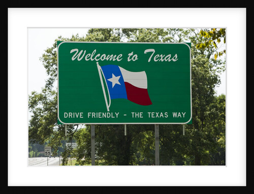 Welcome to Texas Sign by Anonymous