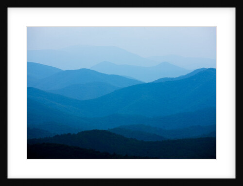 Blue Mountains, Blue Ridge Parkway, Virginia by Anonymous