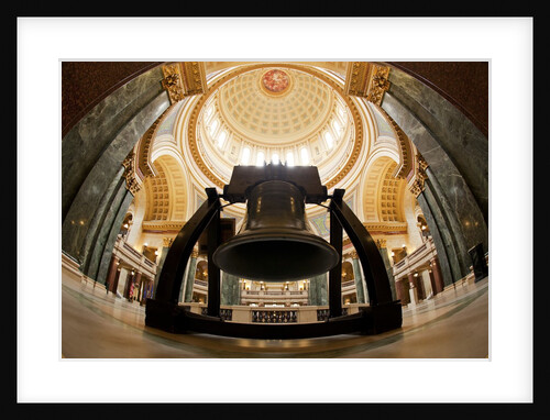 Liberty Bell replica in Wisconsin State Capitol by Anonymous