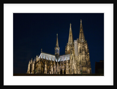 Night view of Cologne Cathedral by Anonymous