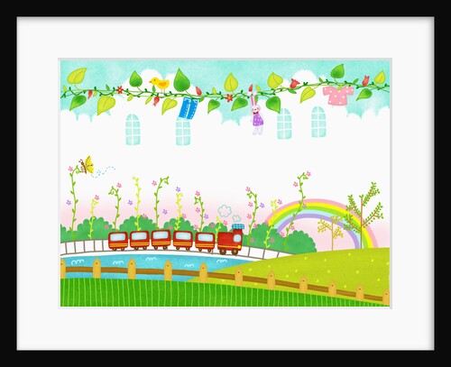 Sunny spring scenery by Anonymous