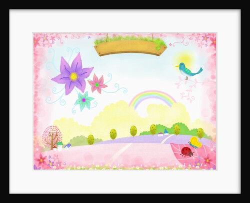 Sunny spring scenery by Anonymous