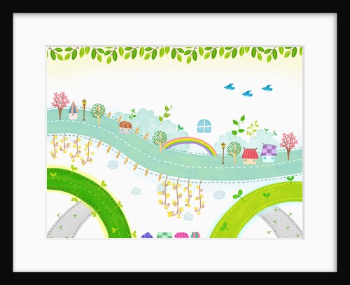 Sunny spring scenery by Anonymous