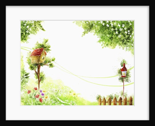 Backdrop of spring mood illustration by Anonymous