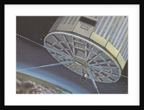 TIROS-1 in orbit by Anonymous