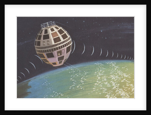 Telstar communications satellite by Anonymous
