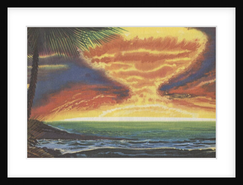 H-bomb testing at Bikini atoll by Anonymous