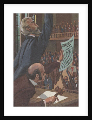 South Carolina voting to secede in 1860 by Anonymous