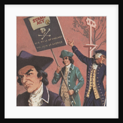 American colonists protesting Stamp Act of 1765 by Anonymous