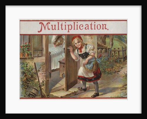 Little Red Riding Hood opening door by Anonymous