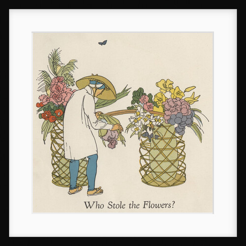 Flower seller by Anonymous